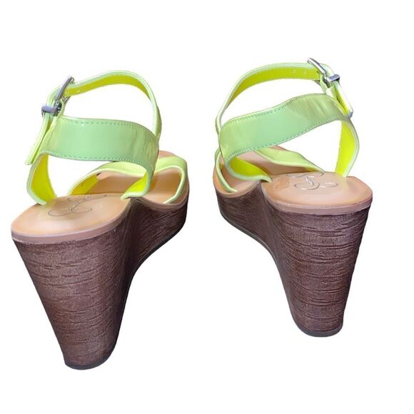 Jeasica Simpson Neon Wedges - Picture 5 of 7